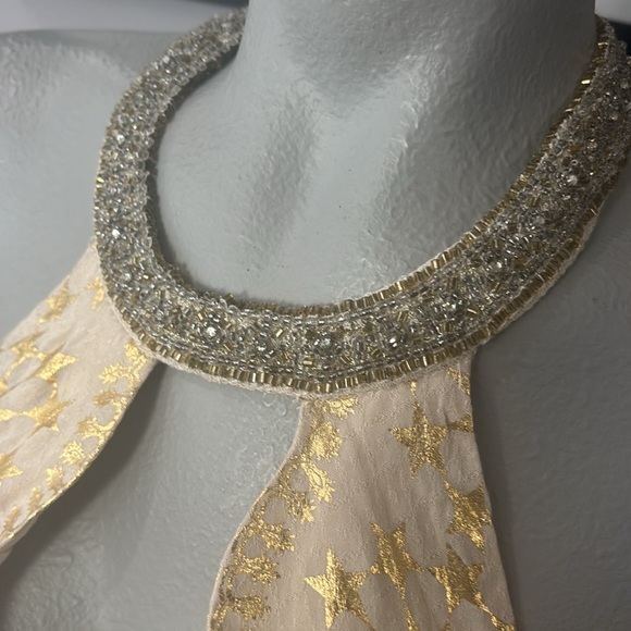 NWT - KIMCHI BLUE by Urban Outfitters Corellia Metallic Mini Dress - M - Picture 10 of 12